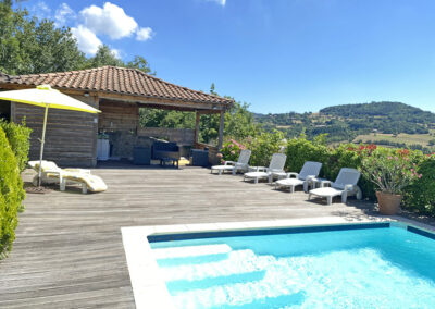 Cahutte piscine La Croix de Lumière